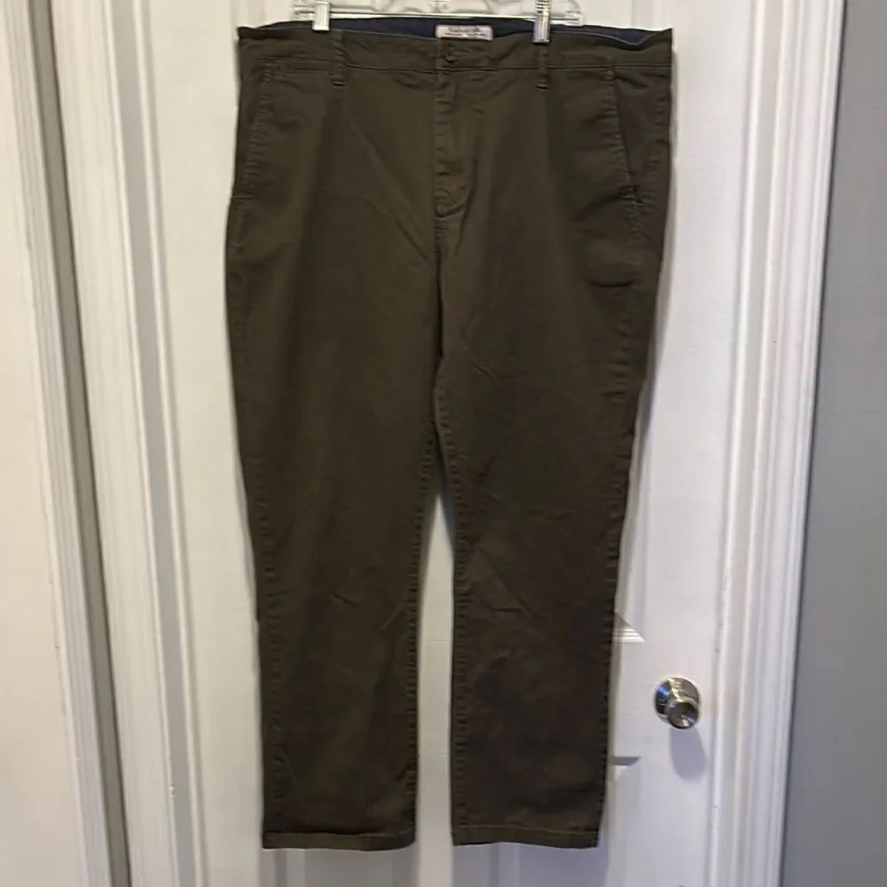 Flag & Anthem Dry Goods Supply dark brown dress pants 42x32